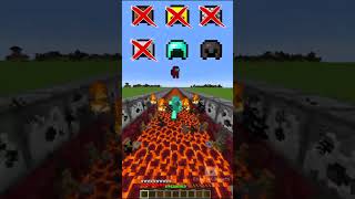 Minecraft Fire vs Armor 😱 はいよろこんで [upl. by Radford987]