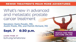 What’s new in advanced and metastatic prostate cancer treatment  BCH Lecture Sept 23 [upl. by Hannon]