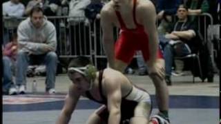 Dustin Schlatter Ohio vs Brent Metcalf Michigan  Part1 [upl. by Elberfeld]