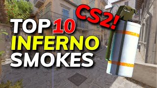 You Need To Know These 10 Inferno Smokes In CS2 [upl. by Just]