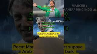 Roberto Mancini full senyum timnasindonesia football news [upl. by Eeliram38]