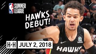 Trae Young Full Hawks Debut Highlights vs Grizzlies 20180702 Summer League  16 Pts [upl. by Ahsan]