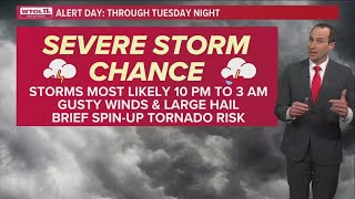 ALERT DAY Tuesday for severe storm risk overnight into Wednesday  WTOL 11 Weather  Feb 27 [upl. by Yeznil]