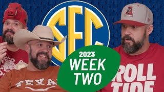 SEC Roll Call  Week Two 2023 Season [upl. by Ecyal]