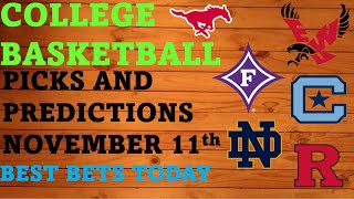 College Basketball Picks and Predictions November 11th Best Bets [upl. by Tomlin]