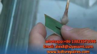 How to repair sumsung tv  lcd tv repair tab bonding process tutorial [upl. by Jasper]