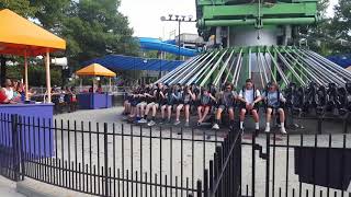 Drop Tower Kings Dominion 81617 [upl. by Ainirtak746]