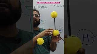 Tetrahedral structure of methane sp³ hybridisation bonding chemistry organic neet jee jam [upl. by Rosana]