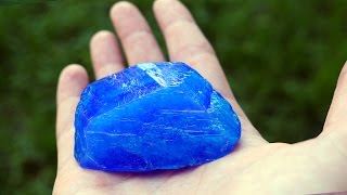 How To Make Beautiful Blue Crystal  Amazing Science Experiments with Home Science [upl. by Nerred]