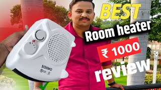 solimo room heater review  best room heater under 1000 [upl. by Ellenehs]