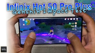 Infinix Hot 50 Pro Plus Mediatek Helio G100 Genshin Impact Gaming Test [upl. by Enoid883]