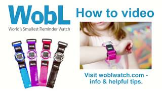 Wobl Watch  How To Set Watch [upl. by Neret563]