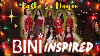 BINI Christmas Song Dance  Pasko Sa Nayon OPM 2024 [upl. by Vincent]