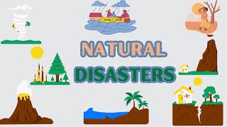 Natural Disasters  List of Natural Disasters for kids  Natural Disaster Vocabulary earthquake [upl. by Yelrahs]