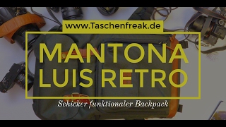 Mantona Fotorucksack Luis Retro [upl. by Lietman115]