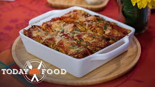 Try this recipe for a fun and tasty way to eat chicken lasagna [upl. by Annovahs]