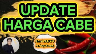 Info harga cabe rawit merah hari ini 21 September 2024 di pasar induk pare kediri jawa timur [upl. by Brezin]