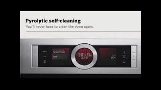 Pyrolytic SelfCleaning  Bosch Series 8 Ovens  Bosch Home New Zealand [upl. by Jacquelynn423]