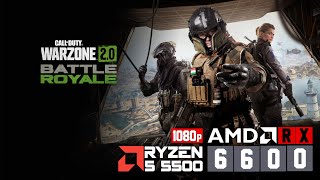 Warzone 20  Ryzen 5 5500  RX 6600 8gb Ultra Setting Preset 1080p [upl. by Aihsei861]