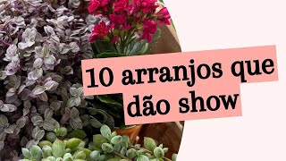 10 arranjos que arrasam Fui desafiada pela Helicactoeflor e Rdccactossuculentas [upl. by Lirva]