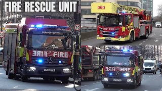 New London Fire Brigade Rescue Truck and Fire Engines responding [upl. by Derna865]