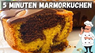 5 MINUTEN MARMORKUCHEN  KEINER IST SCHNELLER ZUBEREITET [upl. by Burnie]