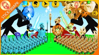 FINAL BOSS ICE XIPHOS VS MEGA GIANT BOSS SAVAGE RED XIPHOS  Stick War Legacy Mod  Stick789Apk [upl. by Neffirg241]