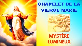 CHAPELET DE LA VIERGE MARIE  MYSTÈRE LUMINEUX  Jeudi 24 octobre 2024 [upl. by Yakcm]