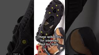 choose the right microspikes and crampons on the trails [upl. by Ahtekahs]