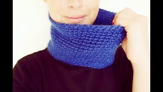 Col bleu super facile au crochet [upl. by Norreht]