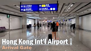 Hong Kong Intl Airport❗first time arrived in Hongkong with Cathay Pacific amp go to train to city【4K】 [upl. by Maurizio]