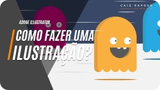 Como fazer uma ilustração no Adobe Illustrator TUTORIAL ILLUSTRATOR [upl. by Golda389]