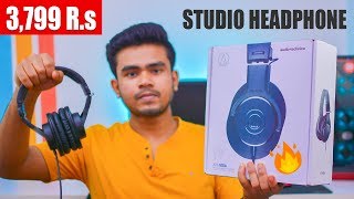 Audio Technica ATHM20x Studio Headphones Unboxing amp Review  Normal Vs Studio Headphones [upl. by Elman]