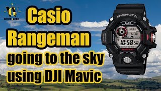 Casio Rangeman GW 9400 Altimeter test with DJI Mavic [upl. by Atsira]