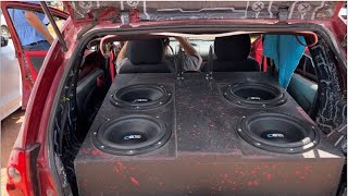 Bass con 4 Subs Carbon Audio [upl. by Chicoine935]