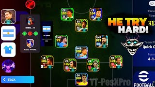 HE TRY HARD🤧 EFOOTBALL DIVISION GAMEPLAY  efootball [upl. by Hakkeber]