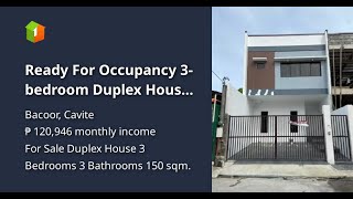 Ready For Occupancy 3bedroom Duplex House For Sale in Bacoor Cavite [upl. by Ahsieuqal]