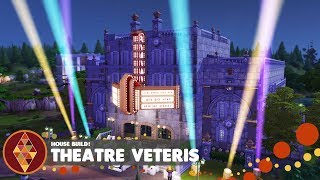 Theatre Veteris  The Sims 4 Get Famous  House Build  HD [upl. by Gaw827]