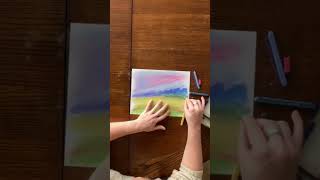 Beautiful chalk art chalkart abstractart art [upl. by Adnolahs]