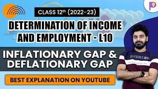 Inflationary Gap and Deflationary Gap  Class 12 Economics  Determination of Income and Employment [upl. by Niemad40]