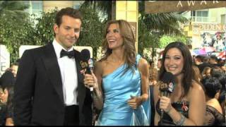 Golden Globes 2010 Red Carpet Bradley Cooper [upl. by Aynek]