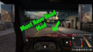 Realistic Roads ATS MUST HAVE MOD American Truck simulator Mods [upl. by Ereynihc]