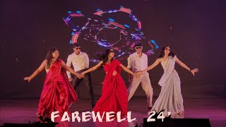 FAREWELL DANCE  TIP TIP  CHAMMAK CHALLO  SHIELA KI JAWANI  KALA CHASHMA  24KARATDANCE [upl. by Ury]