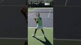 Forehand Compilation  Alexander Zverev Slow Motion Back View 1 Shorts [upl. by Jenilee]