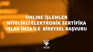 Kamu SM  Online İşlemler Üzerinden Islak İmza ile Bireysel Ödemeli Başvuru Sağlama [upl. by Barbara-Anne321]