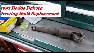 1992 Dodge Dakota Steering Columnshaft Replacement [upl. by Wat]