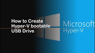 how to create a bootable USB of hyperv server with rufusquot rufus vm virtualmachine hypervisor [upl. by Llij]