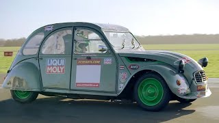 Citroen 2CV  Chris Harris Lap  Extra Gear  Top Gear [upl. by Attej207]