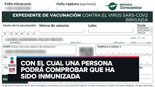 ¿Cómo obtener el certificado de vacunación covid [upl. by Noicpesnoc]