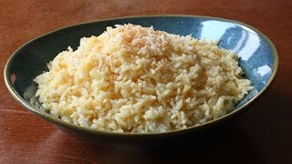 Savory Coconut Rice Recipe  How to Make a Coconut Rice Side Dish [upl. by Pomona576]